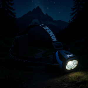 ไฟหน้าหมวกกันน็อคเฟอร์วี แอลอีดีพร้อมสายรัดปรับระดับได้สำหรับใช้งานกลางแจ้ง - Product Image 3