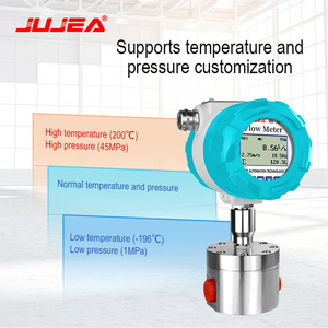 円形ギアフローメーターデジタルディスプレイ4-20mA/パルス/RS485油圧オイル高粘度ステンレス鋼マイクロギアフローセンサー - Product Image 4