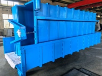 Conteneur à benne basculante à crochet à haut volume pour les opérations de récupération de métaux et de recyclage