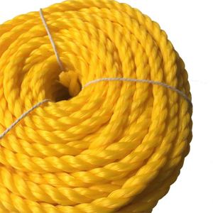 India Factory High Quality Nylon Polypropylene 3/4 Strand Twisted Ropes 4mm-40mm Tight Twisted Danline Wholesale Price Packaging - Product Image 3