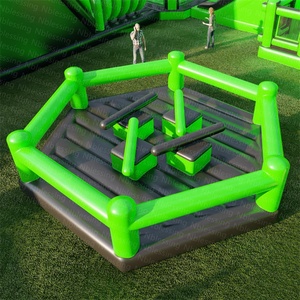 Customized Kids Adults Castle Amusement Playground Outdoor Inflatable Theme Park CE Certified 50-150 Capacity Inflatable Theme P - Product Image 5