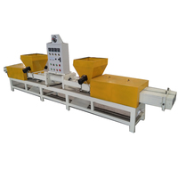 Presse automatique à blocs de sciure de bois compressée, machine de découpe de poudre de bois avec moteur central, machines de fabrication de palettes