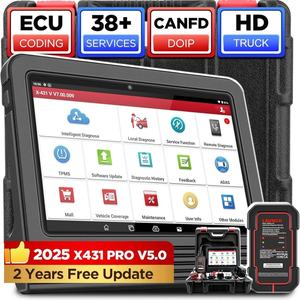 Herramienta de Diagnóstico Inteligente de Sistema Completo OBD2 Launch X431 PRO V5.0, Escáner de Automóviles con Más de 37 Funciones, para Todos los Vehículos - Product Image 1