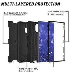 Étui de téléphone avec clip de ceinture noir en PC+TPU, vente chaude, support rotatif à 360 degrés, coque de téléphone combinée pour Samsung S26 S26 Ultra S26 Plus A-2630 - Product Image 4