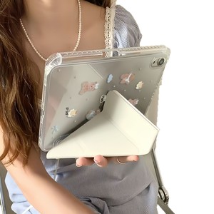 Funda con estampado de oso lindo para iPad, funda protectora plegable en Y con función de soporte - Product Image 5