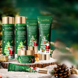 OEM SADOER Private Label noel hediyesi avokado cilt bakımı <span class=keywords><strong>E</strong></span> vitamini VE yüz parlatıcı kollajen aydınlatma yüz kullanımı için Set - Product Image 1