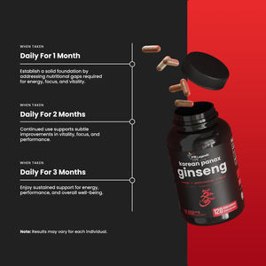 OEM Private Label Origineel <span class=keywords><strong>Ginseng</strong></span> Extract Kruidensupplement Energieboost Koreaanse Rode <span class=keywords><strong>Ginseng</strong></span> Capsules - Product Image 3