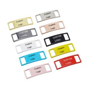 Étiquettes de lacets personnalisées avec logo imprimé, plusieurs couleurs, breloques vierges pour baskets - Product Image 1