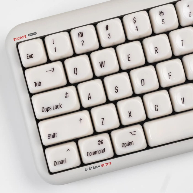 140 Keys MAC Ceramic-like Tactile Keycaps Customized PC MOA MAO Profile 1.6mm Thickness MX Switch Mechanical Keyboards Keycaps