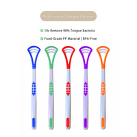 Raspador de Lengua para Mal Aliento, Limpiador de Lengua Personalizado, Raspador de Lengua de Plástico para un Aliento Fresco, para Uso Doméstico