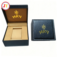 Boîtes à montres de luxe au design unique et spécial, en cuir PU de haute qualité, avec doublure en velours, personnalisation du logo doré, étuis pour montres-bracelets