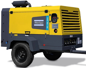 Compressore d'aria a vite portatile raffreddato ad aria con motore diesel Cummins XAS186C 400CFM 7 bar, certificato CE ISO per perforazione e sabbiatura - Product Image 2