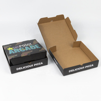 Usine de vente en gros à emporter boîte postale en carton ondulé personnalisé 12 pouces boîtes d'emballage boîtes à pizza