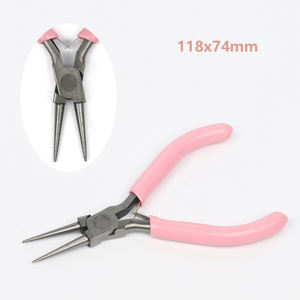 คีมตัดขนาดเล็ก สีชมพู คีมตัดลวดขนาดจิ๋ว อุปกรณ์ทำเครื่องประดับ คีมตัด เครื่องมือช่าง คีมทำเครื่องประดับสแตนเลส - Product Image 4