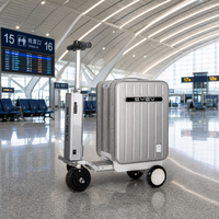 Valise à roulettes en aluminium pour les voyages d'exposition, les déplacements professionnels et les longs trajets