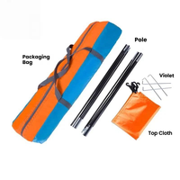 Tente de camping extérieure pour 2 personnes, prix compétitif, installation facile, structure à une chambre, design pop-up, avec sac à dos, en vente