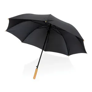 Parapluie automatique en bambou rPET AWARE, merchandising durable - Product Image 5