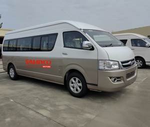Vente directe d'usine, bus Dongfeng, fourgon commercial de luxe, transmission automatique, mini-autocar, diesel, type de carburant Euro 4, 14 places - Product Image 3