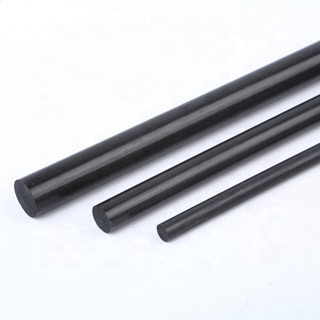 Solid Pultruded Carbon Fiber Pole Rod