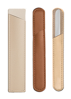 Spatule de Maquillage Professionnelle en Acier Inoxydable pour le Visage, Outil Cosmétique, Mélangeur de Fond de Teint et Ombre à Paupières, Mélangeur de Maquillage Long en Métal