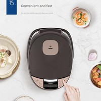 Cuisinière à riz électrique Haier pour usage domestique, multifonctionnelle, antiadhésive, entièrement automatique, intelligente, grande capacité 4L/5L, plastique, énergie