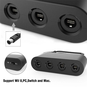 <strong>For</strong> gamecube adapter 4 Ports Converter 4 in 1 <strong>Controller</strong> Charger <strong>Dock</strong> Quick <strong>Charging</strong> Station Stand <strong>for</strong> <strong>PS4</strong>/MOVE/<strong>PS4</strong> VR gamepad - Product Image 3