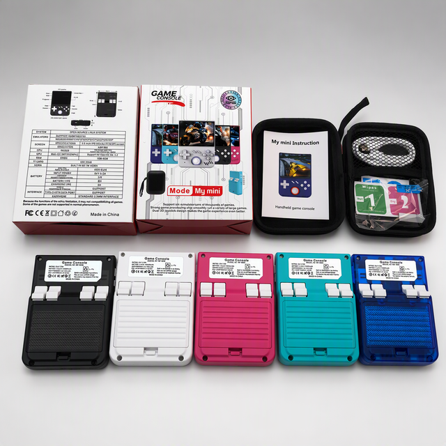 Newest My Mini Handheld Game Console Portable Open Source Handheld Gaming Player 64GB 3.5 Inch Screen Video Game Console