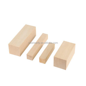 Bloques de madera natural sin terminar DIY para tallar madera - Product Image 1