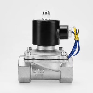 220V AC Elektrische hoogdebiet koperen magneetklep IP65 Tweeweg voor water en perslucht - Product Image 1