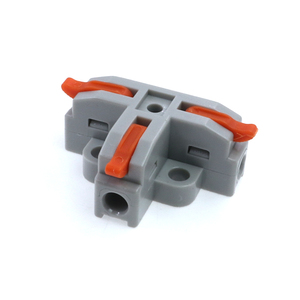 Conector de cable tipo T de 3 <span class=keywords><strong>v</strong></span>ías al por mayor de fábrica, certificado CE, 32A 250V, bloque de terminales de empalme rápido, precio a granel para energía - Product Image 4