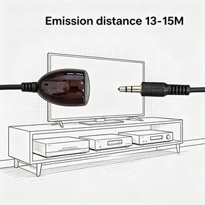 สายรับสัญญาณอินฟราเรด IFA01 3 เมตร พร้อมกล่องรับสัญญาณรีโมทคอนโทรลแบบขยายสัญญาณทีวี - Product Image 5