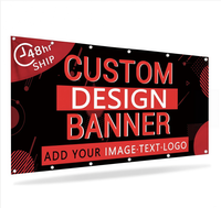 Bannière publicitaire extérieure en vinyle épais, logo personnalisé imprimé, bannière suspendue en PVC pour la promotion des commerces et des chantiers de construction