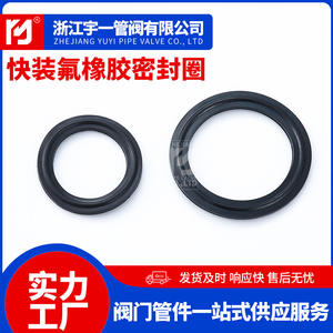 Joints sanitaires à dégagement rapide résistants aux acides/alcalis à haute température, en FKM, type collier, en fluororubber, joints spéciaux - Product Image 4