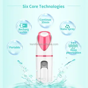 Elektrikli el mini taşınabilir buharlaştırıcı ince havalı handy nano üfleyici hava su yüz güzellik ultrasonik yüz sis püskürtücü