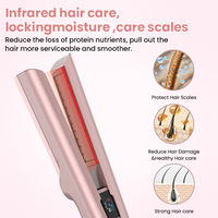 LINKBEAUTY Sèche-cheveux lisseur électrique 2 en 1 Diffuseur Chauffage infrarouge Moteur BLDC haute vitesse 1200W Outil de coiffure de salon