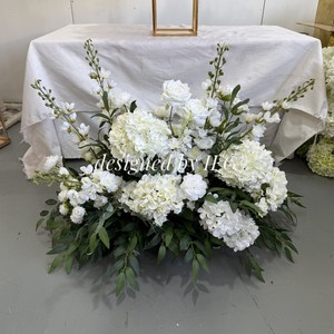 IFG vente chaude 70cm soie artificielle passerelle allée commandes en gros fleur coureur étanche mariage pour hôtels événements - Product Image 1