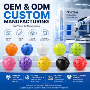 Factory OEM ODM PE Portable Pickleball 40 Holes USAPA Standard Durable Custom Logo Outdoor Tournament Bulk Wholesale - Product Image 6