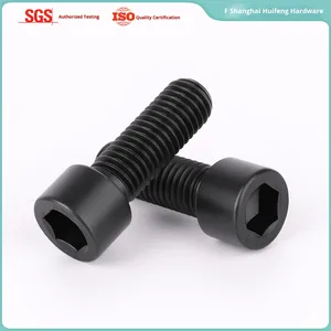 Tornillo de Cabeza Hexagonal Negra de Alta Resistencia Grado 8.8, Tornillo de Copa GB70, Métrico M2.5-M12 - Product Image 2