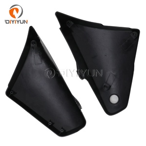 Accesorios para Motocicleta, Cubierta Lateral de Batería Negra de ABS para <span class=keywords><strong>Kawasaki</strong></span> <span class=keywords><strong>Vulcan</strong></span> <span class=keywords><strong>900</strong></span> VN900 Classic <span class=keywords><strong>Custom</strong></span> 2006-2020 - Product Image 5