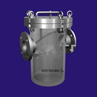 Filtre à panier de type T en acier inoxydable de qualité sanitaire 304 316L pour la filtration des particules métalliques amovibles dans les liquides