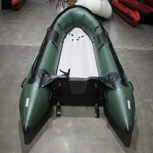 Bateau de pêche gonflable à grande vitesse de style Zodiac pour 6 personnes, en Hypalon/PVC, prêt à la dérive, modèle ZB-380 - Product Image 4