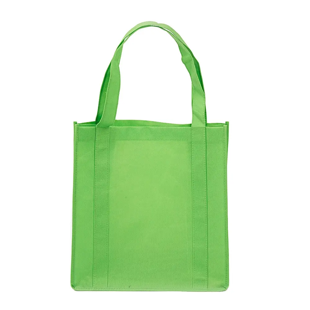 Wholesale green eco Supermarket shopping tote bag