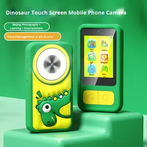 R2509-836恐龙造型儿童相机迷你教育数码相机自拍MP3功能防水儿童手机相机 - Product Image 4
