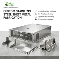 Fabrication sur mesure de tôles en acier inoxydable à faible MOQ, service OEM ODM, pièces de pliage laser pour boîtiers industriels