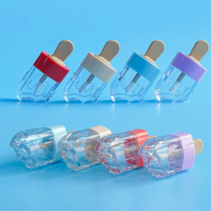 Lindo sorvete de cosméticos embalagem de brilho labial esmalte labial produtos de beleza personalizados tubo de brilho labial elegante compacto e fofo - Product Image 1