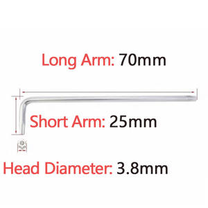 Tamper-Resistant Torx Chave Chave <span class=keywords><strong>Set</strong></span> T10/T15/T20/T25/T27/T30/T40/T45/T50 L-Type <span class=keywords><strong>Star</strong></span> Ferramenta Anti-Theft Security Driver - Product Image 2