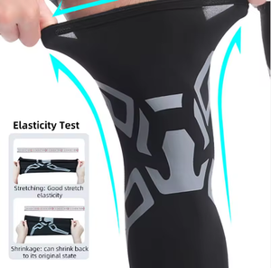 Genouillère de sport professionnelle réglable pour le basketball et la course à pied - Légère, respirante, avec cordon de serrage, vente en gros - Product Image 4