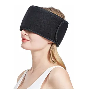 Bellewins máscara de olho de alívio, envoltório de cabeça reutilizável, flexível e frio