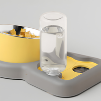 Bol alimentaire en acier inoxydable avec distributeur d'eau automatique