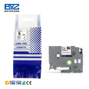 Ruban adhésif compatible 9 mm TZe 221 pour imprimante <span class=keywords><strong>Brother</strong></span> P-touch TZ221 TZe221 TZe-221 TZc221 TZc 221 - Product Image 2